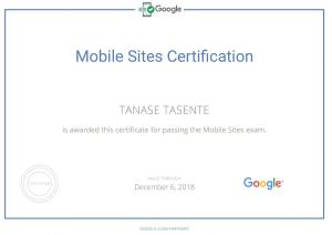 Certificare Adwords Mobile  